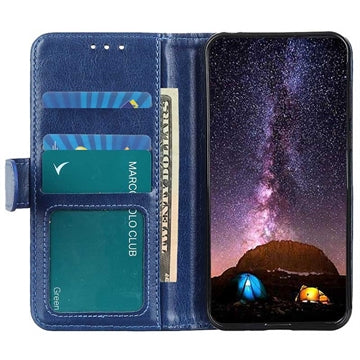Sony Xperia 10 V Pung med Magnetisk Lukning - Blå