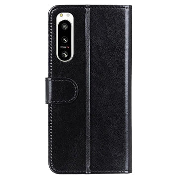 Sony Xperia 5 IV Pung Taske med Magnetisk Lukning - Sort