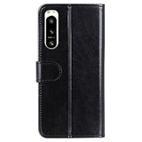 Sony Xperia 5 IV Pung Taske med Magnetisk Lukning - Sort