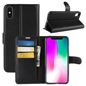 iPhone XR Pung Taske med Magnetisk Lukning - Sort