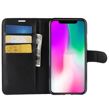 iPhone XR Pung Taske med Magnetisk Lukning - Sort