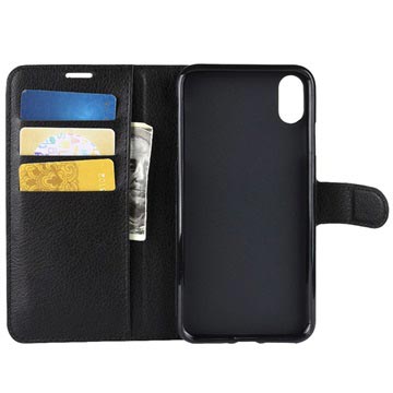 iPhone XR Pung Taske med Magnetisk Lukning - Sort