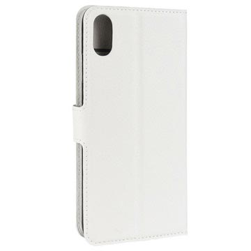 iPhone XR Pung Taske med Magnetisk Lukning - Hvid