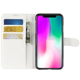 iPhone XR Pung Taske med Magnetisk Lukning - Hvid