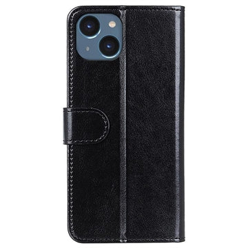 iPhone 15 Pung med Magnetisk Lukning - Sort