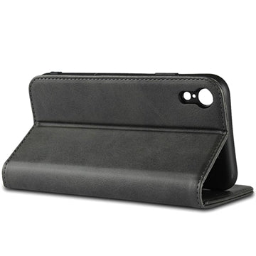 iPhone XR Retro Pung Taske med Magnetisk Lukning - Sort