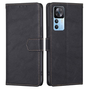 Xiaomi 12T/12T Pro Pung Taske med Stativ - Sort