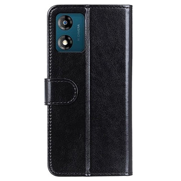 Motorola Moto E13 Pung Cover med Stand - Sort
