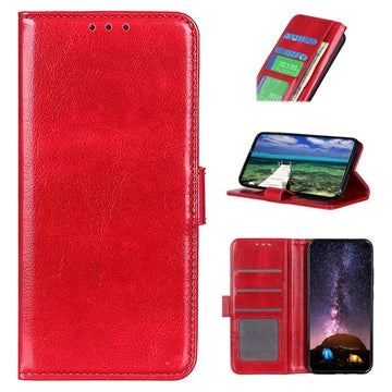 Motorola Moto E13 Pung Cover med Stand - Rød