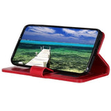 Motorola Moto E13 Pung Cover med Stand - Rød