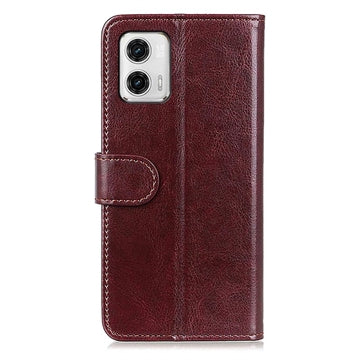 Motorola Moto G73 Pung Taske med Magnetisk Lukning - Brun
