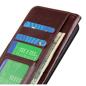 OnePlus Nord 5 Pung Etui med Stativ - Brun