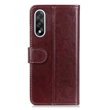 OnePlus Nord 5 Pung Etui med Stativ - Brun