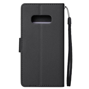 Samsung Galaxy S10e Pung Taske med Stativ - Sort