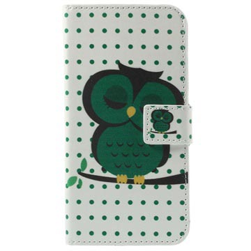 iPhone 6 / 6S Pung / Taske - Grøn Ugle