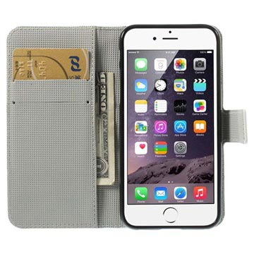 iPhone 6 / 6S Pung / Taske - Grøn Ugle