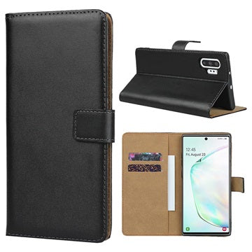Samsung Galaxy Note10+ Læderpung - Sort