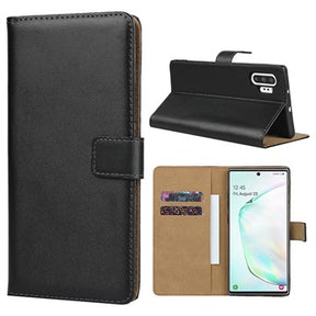 Samsung Galaxy Note10+ Læderpung - Sort