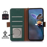Samsung Galaxy S26+ Pung læder cover med RFID - grøn