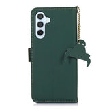 Samsung Galaxy S26+ Pung læder cover med RFID - grøn