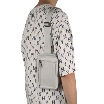Vandafvisende bryst- og skuldertaske i nylon - passer til 6.5"- 7.2" telefoner - Beige