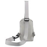 Vandafvisende bryst- og skuldertaske i nylon - passer til 6.5"- 7.2" telefoner - Beige