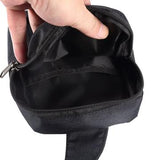Vandafvisende bryst- og skuldertaske i nylon - passer til 6.5"- 7.2"-telefoner - sort