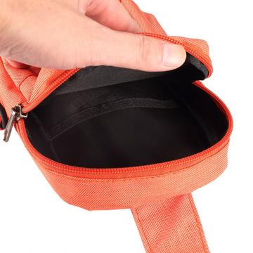 Vandafvisende bryst- og skuldertaske i nylon - passer til 6.5"- 7.2"-telefoner - orange
