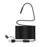 Vandtæt 8mm Endoskop / Inspektionskamera - USB, MicroUSB, Type-C - 10m