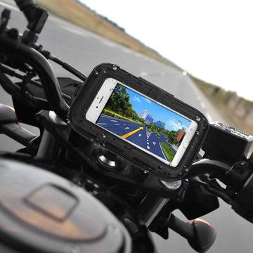 iPhone/smartphone - Vandtæt cykelholder til styr - Str XXL 7"