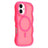 iPhone 17 Bølgekant magnetisk hybrid cover - hot pink