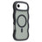 iPhone Air Bølgekant magnetisk hybrid cover - sort