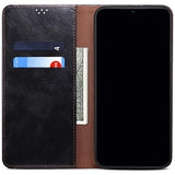 Xiaomi 11T/11T Pro Waxy Series Etui med Pung - Sort