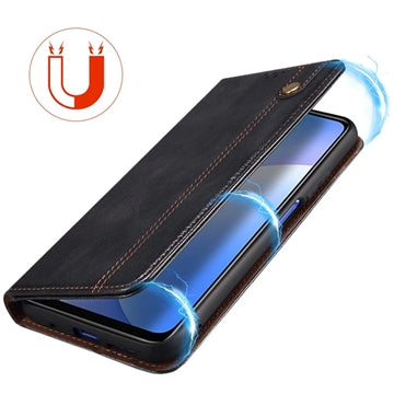 Xiaomi 11T/11T Pro Waxy Series Etui med Pung - Sort
