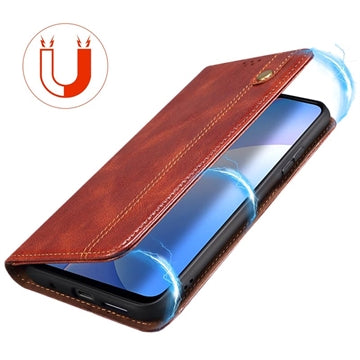 Xiaomi 11T/11T Pro Waxy Series Etui med Pung - Brun
