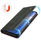Xiaomi 11T/11T Pro Waxy Series Etui med Pung - Grøn