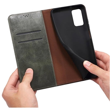 Xiaomi 11T/11T Pro Waxy Series Etui med Pung - Grøn