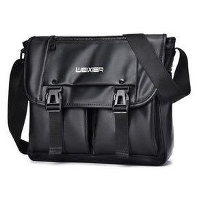 Weixier D269 Læder Crossbody Skuldertaske - 30x27x11cm - Sort