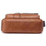 Weixier Vintage Series Universal Skuldertaske - Lysebrun