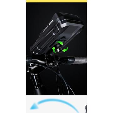 Wild Man FK1 vandtæt cykeltelefonholder med 360° drejelig aluminiumsbeslag - 4.7-6.7" - sort