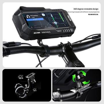 Wild Man FK2 cykelholder til mobiltelefon med 360° drejelig aluminiumsbeslag - 0.6l - sort