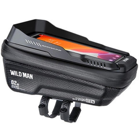 Wild Man XT2S cykeltaske til mobiltelefon med touchscreen-vindue - 4.7-6.7" - sort