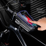Wild Man XT2S cykeltaske til mobiltelefon med touchscreen-vindue - 4.7-6.7" - sort