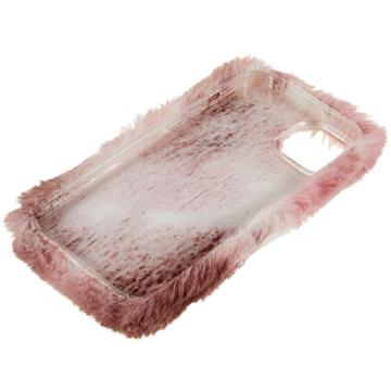 3D Plush Furry Vinter iPhone 14 Plus TPU Cover - Brun Bjørn