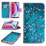 Huawei P20 Lite Wonder Series Pung - Hvid Blomster