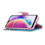 Huawei P20 Lite Wonder Series Pung - Hvid Blomster
