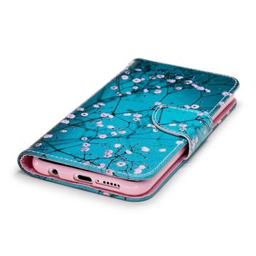 Huawei P20 Lite Wonder Series Pung - Hvid Blomster
