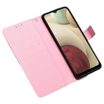 Wonder Series Samsung Galaxy A12 Pung Cover - Sommerfugle