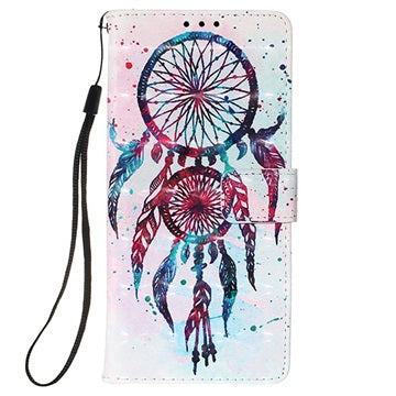 Wonder Series Samsung Galaxy A12 Pung Cover - Drømmefanger Maleri