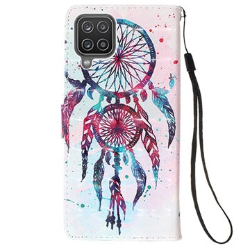 Wonder Series Samsung Galaxy A12 Pung Cover - Drømmefanger Maleri